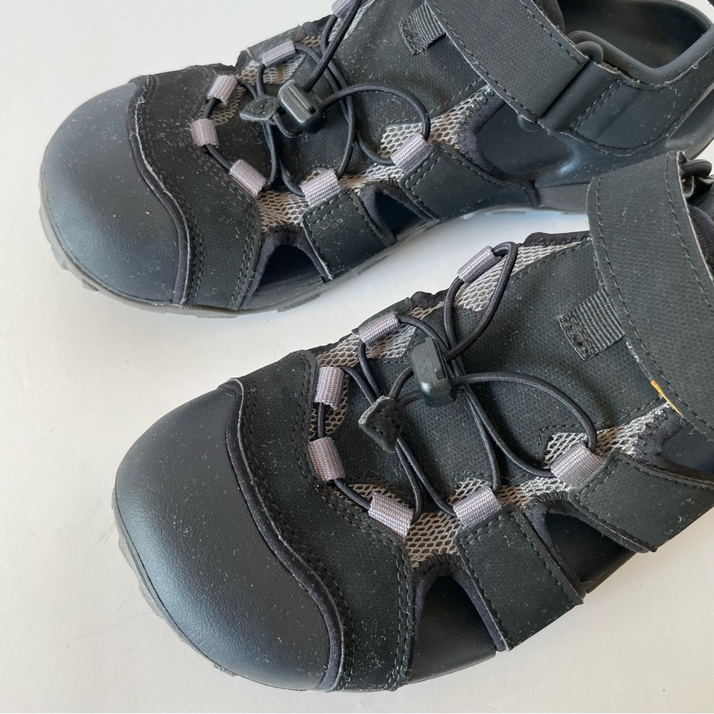 Teva Black Flintwood Fisherman Sandals Size 8 - Picture 3 of 10